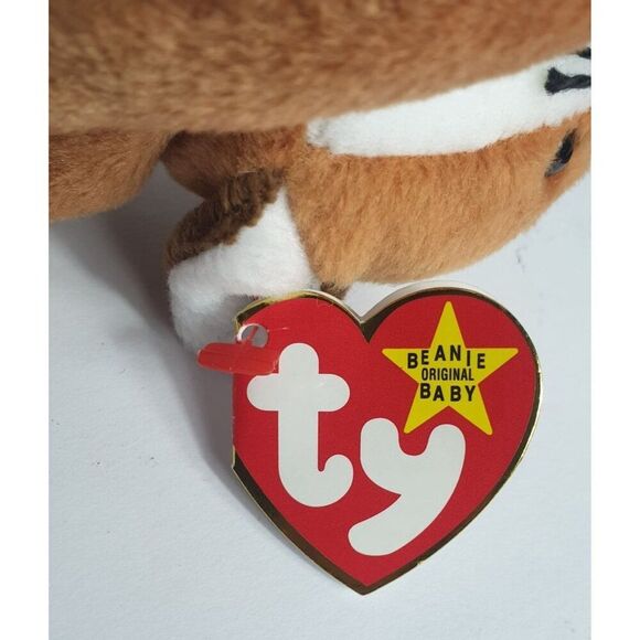 Vtg Ty Beanie Babies Sly The Fox Plush Toy Brown Wht 11" 1996 Style 4115 Retired - Picture 9 of 10